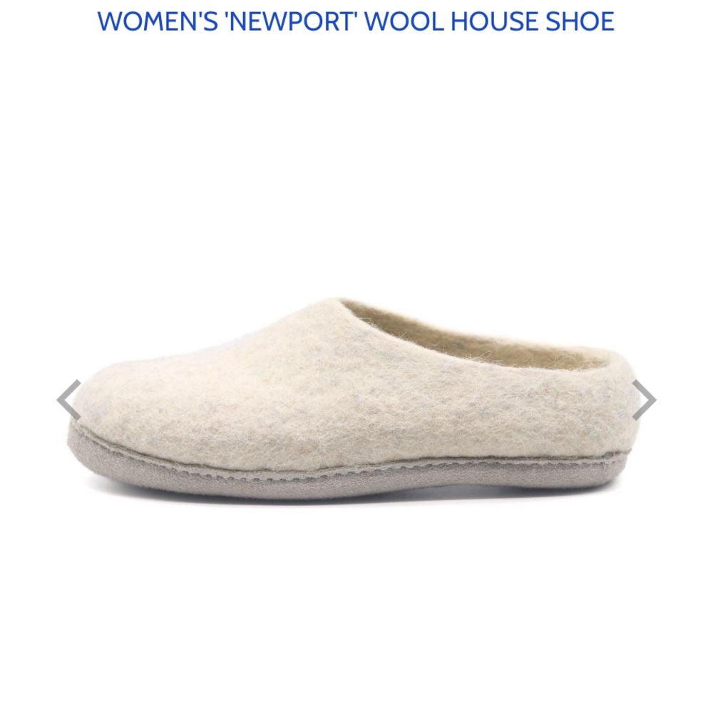 Nootkas Astoria Women's Felted Merino Wool Mule House Slipper Size 36/6US lite